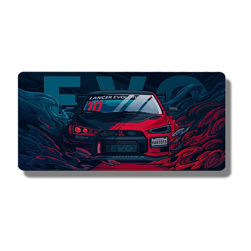 Xxl Mousepads Super Coupe Illustratio Print Non-Slip Keyboard Mat Sports Car Custom Pc Deskmats Gamer Cabinet Carpet Mouse Pad