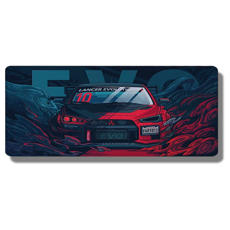 Xxl Mousepads Super Coupe Illustratio Print Non-Slip Keyboard Mat Sports Car Custom Pc Deskmats Gamer Cabinet Carpet Mouse Pad