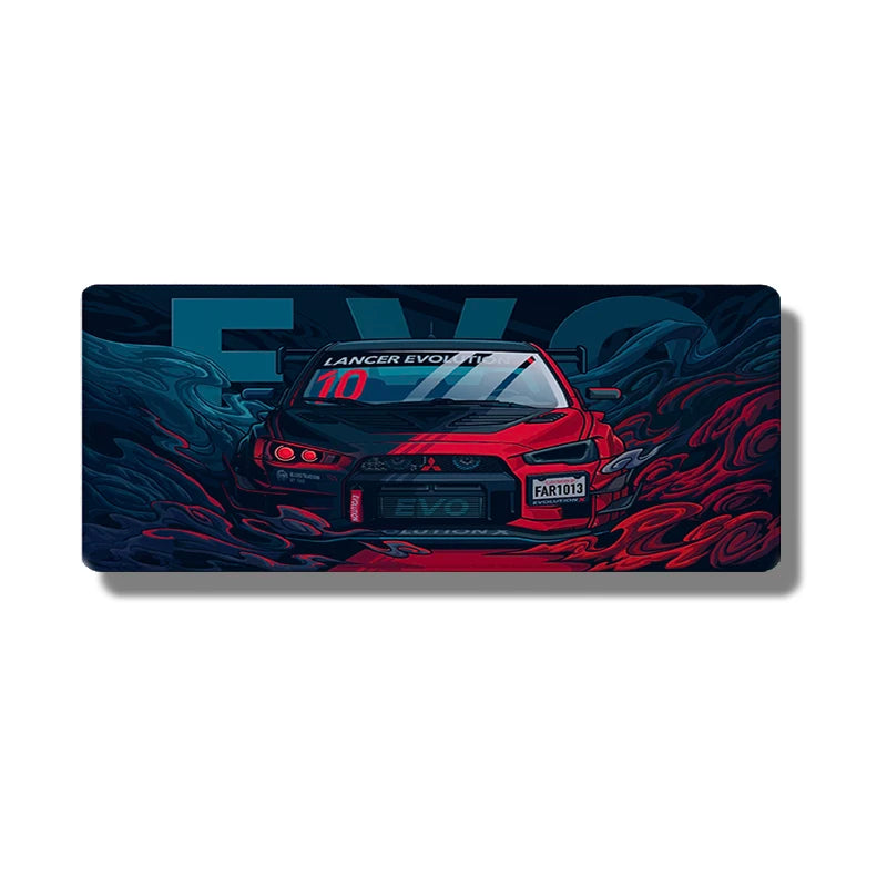 Xxl Mousepads Super Coupe Illustratio Print Non-Slip Keyboard Mat Sports Car Custom Pc Deskmats Gamer Cabinet Carpet Mouse Pad