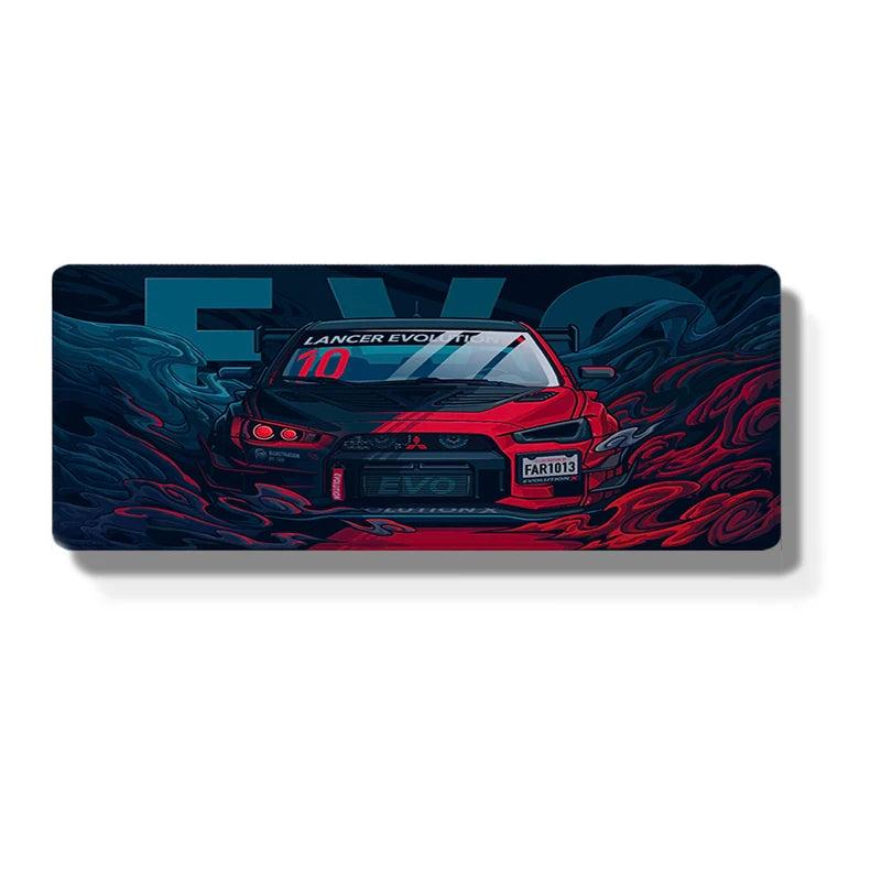 Xxl Mousepads Super Coupe Illustratio Print Non-Slip Keyboard Mat Sports Car Custom Pc Deskmats Gamer Cabinet Carpet Mouse Pad